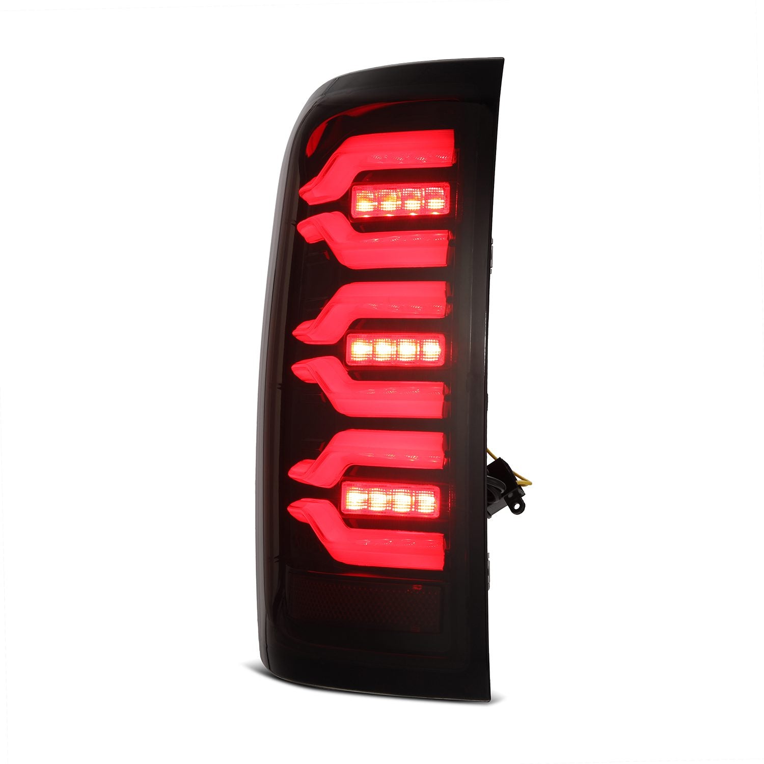 14-18 Chevrolet Silverado LUXX-Series LED Taillights Black-Red - Apollo Off-Road