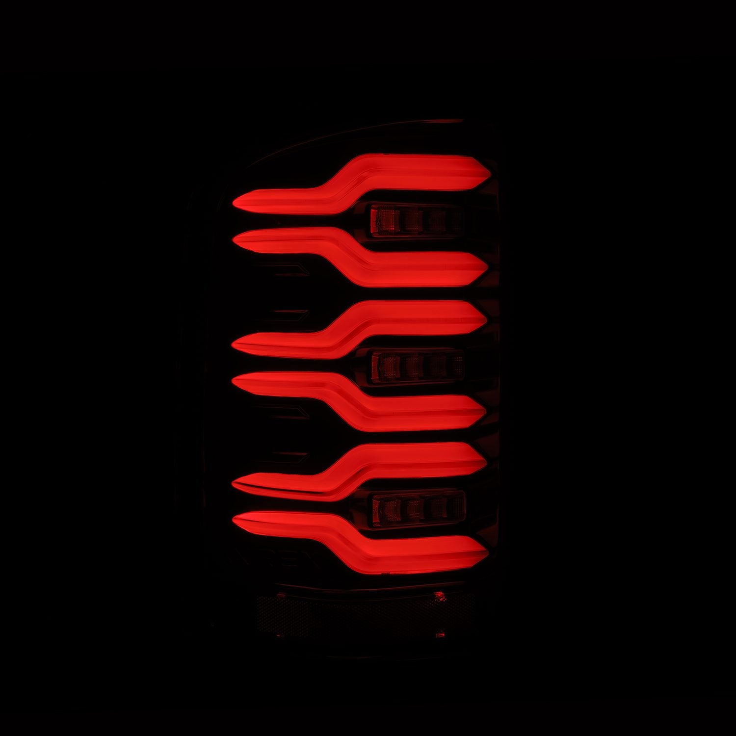 14-18 GMC Sierra LUXX-Series LED Taillights Alpha-Black - Apollo Off-Road