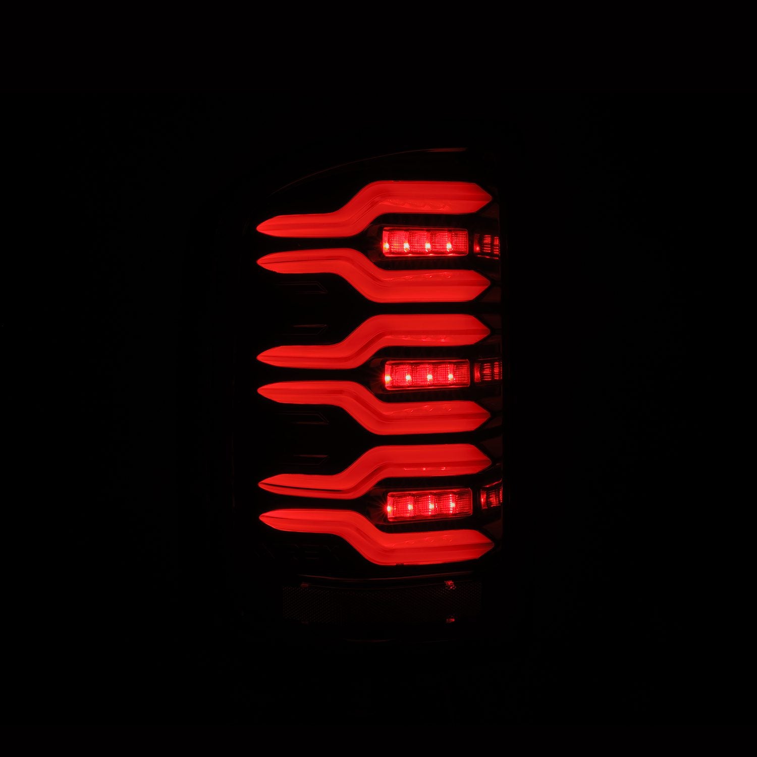 14-18 GMC Sierra LUXX-Series LED Taillights Alpha-Black - Apollo Off-Road