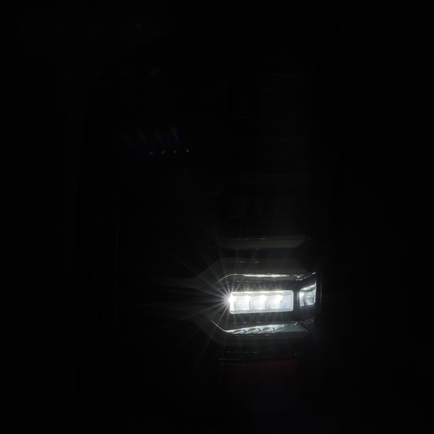 14-18 GMC Sierra LUXX-Series LED Taillights Alpha-Black - Apollo Off-Road