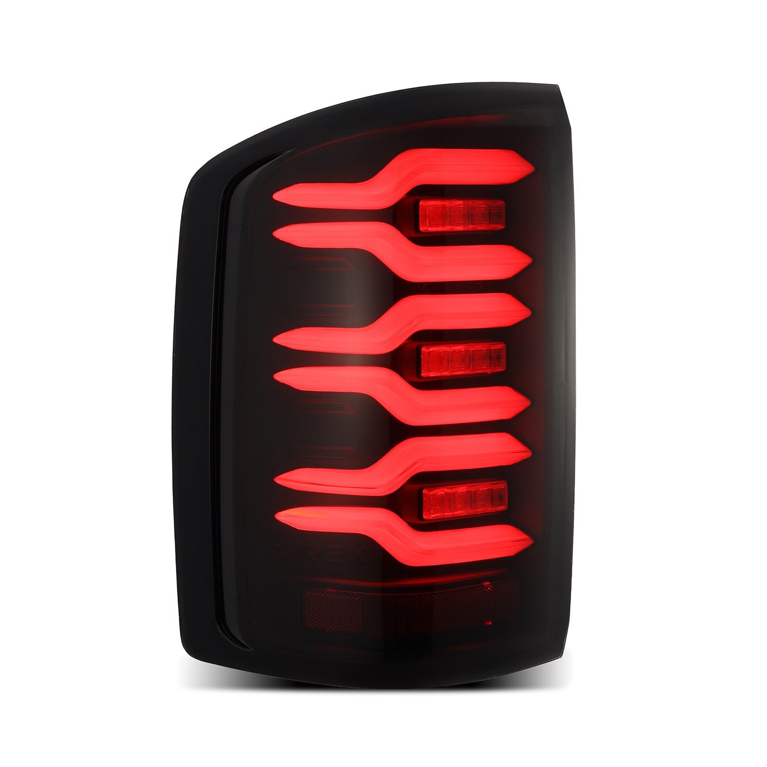 14-18 GMC Sierra LUXX-Series LED Taillights Black - Apollo Off-Road