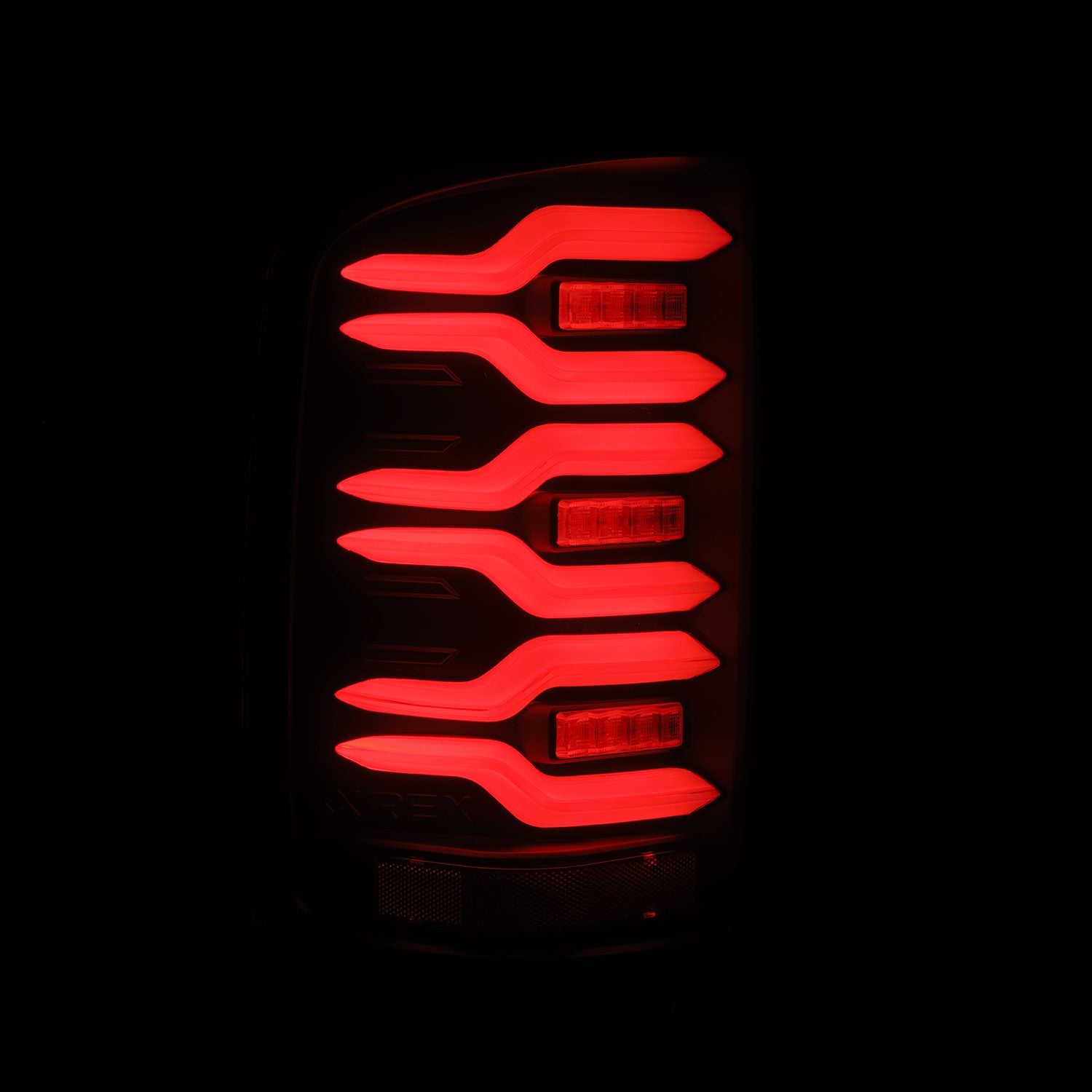 14-18 GMC Sierra LUXX-Series LED Taillights Black - Apollo Off-Road