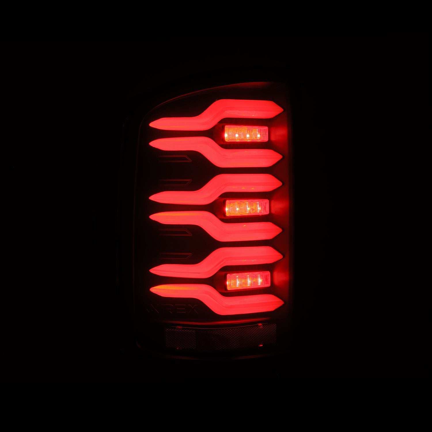 14-18 GMC Sierra LUXX-Series LED Taillights Black - Apollo Off-Road