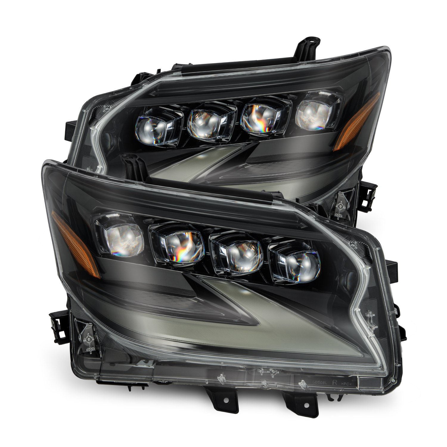 14-19 Lexus Gx 460 NOVA-Series LED Projector Headlights in Alpha-Black - Apollo Off-Road