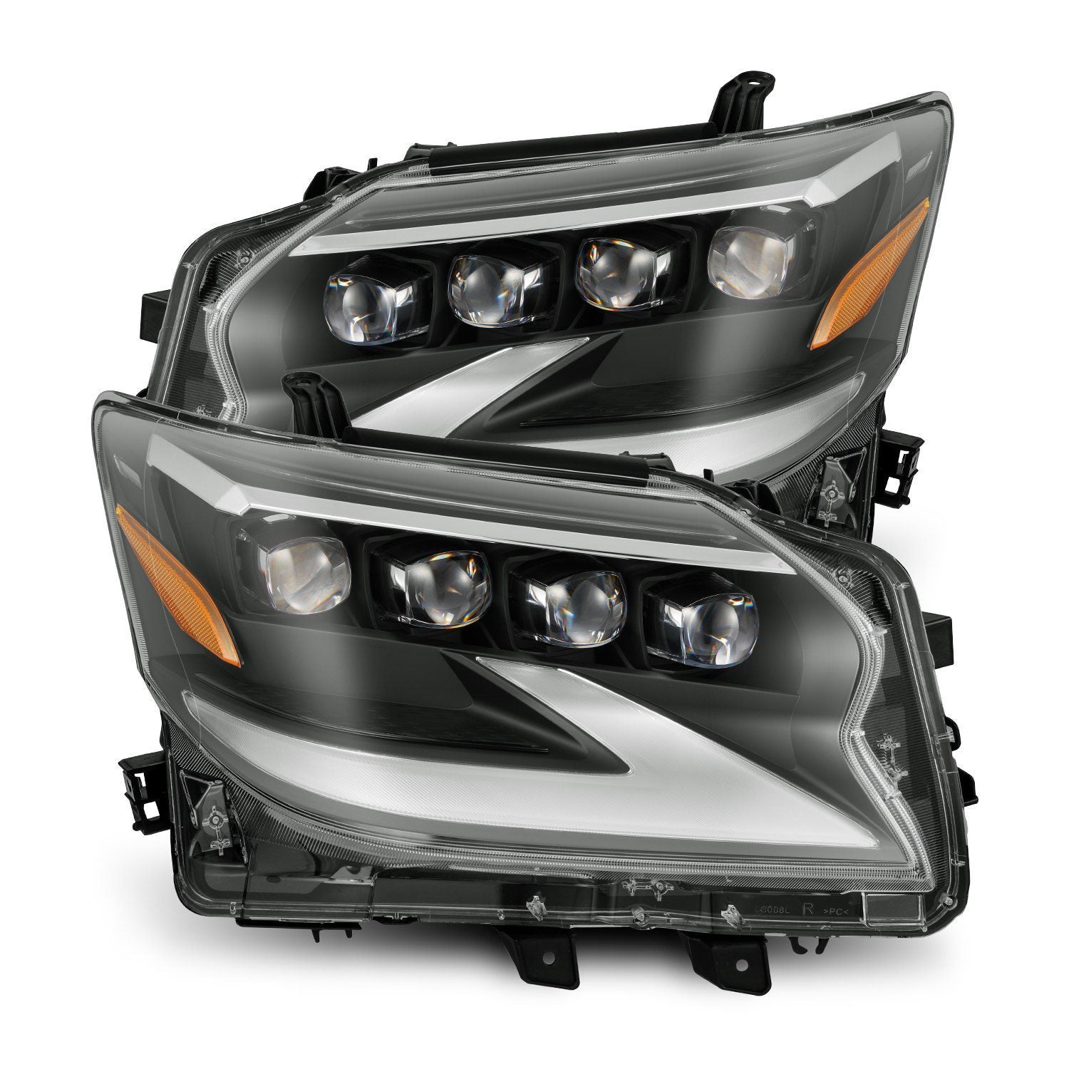 14-19 Lexus Gx 460 NOVA-Series LED Projector Headlights in Black - Apollo Off-Road