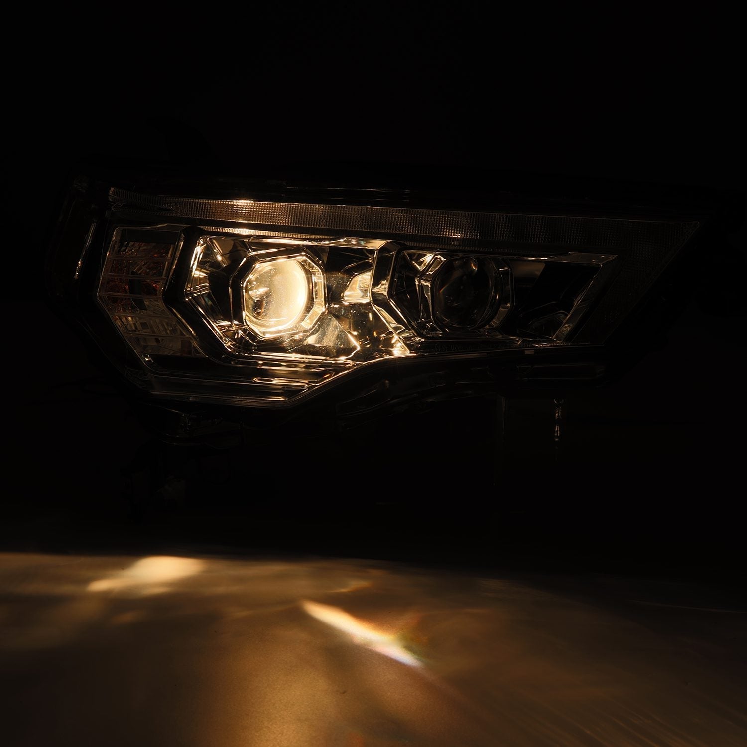 14-21 Toyota 4Runner PRO-Series Halogen Projector Headlights Alpha-Black - Apollo Off-Road