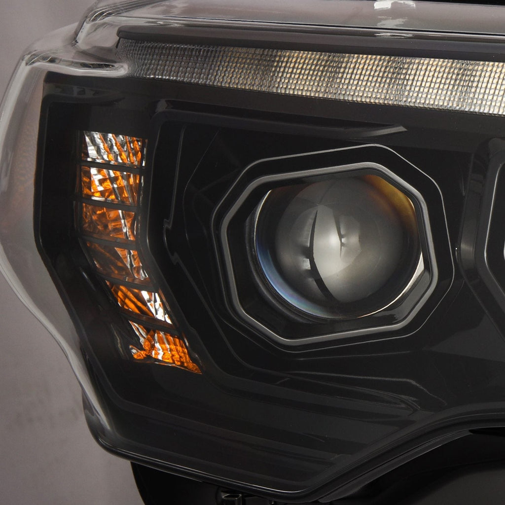 14-21 Toyota 4Runner PRO-Series Halogen Projector Headlights Alpha-Black - Apollo Off-Road