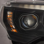 14-21 Toyota 4Runner PRO-Series Halogen Projector Headlights Alpha-Black - Apollo Off-Road
