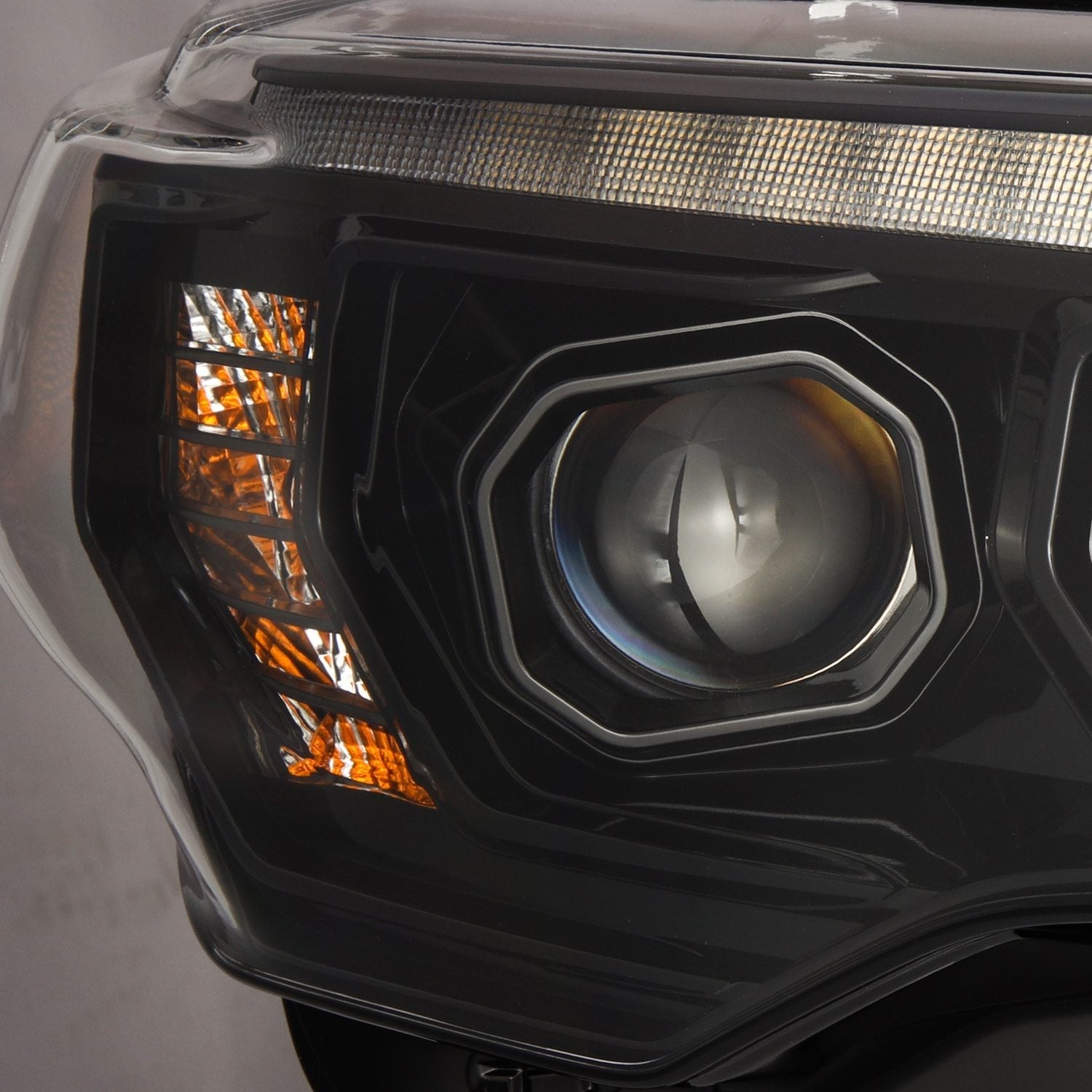 14-21 Toyota 4Runner PRO-Series Halogen Projector Headlights Alpha-Black - Apollo Off-Road
