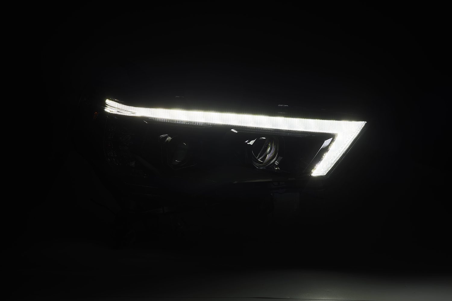 14-21 Toyota 4Runner PRO-Series Halogen Projector Headlights Alpha-Black - Apollo Off-Road