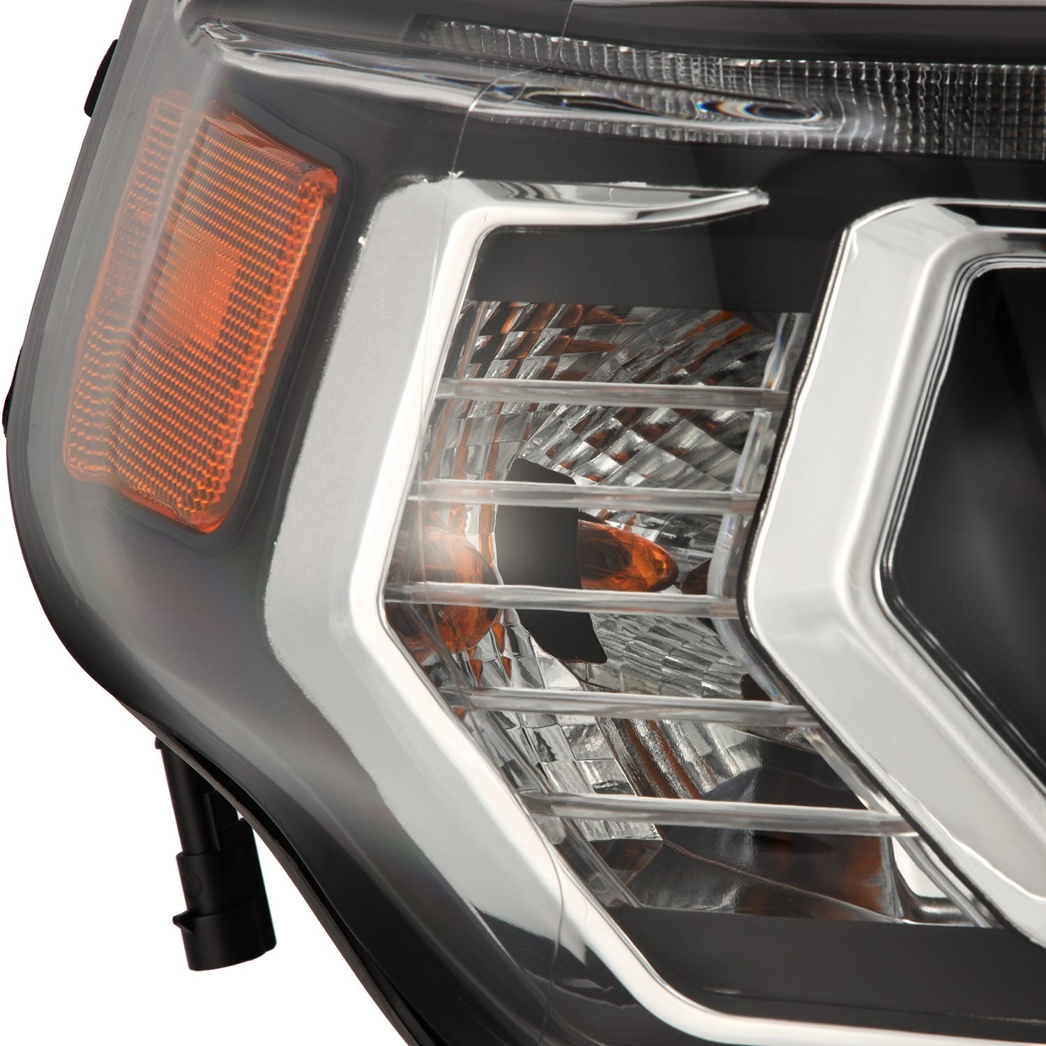 14-20 Toyota 4Runner PRO-Series Halogen Projector Headlights Black - Apollo Off-Road