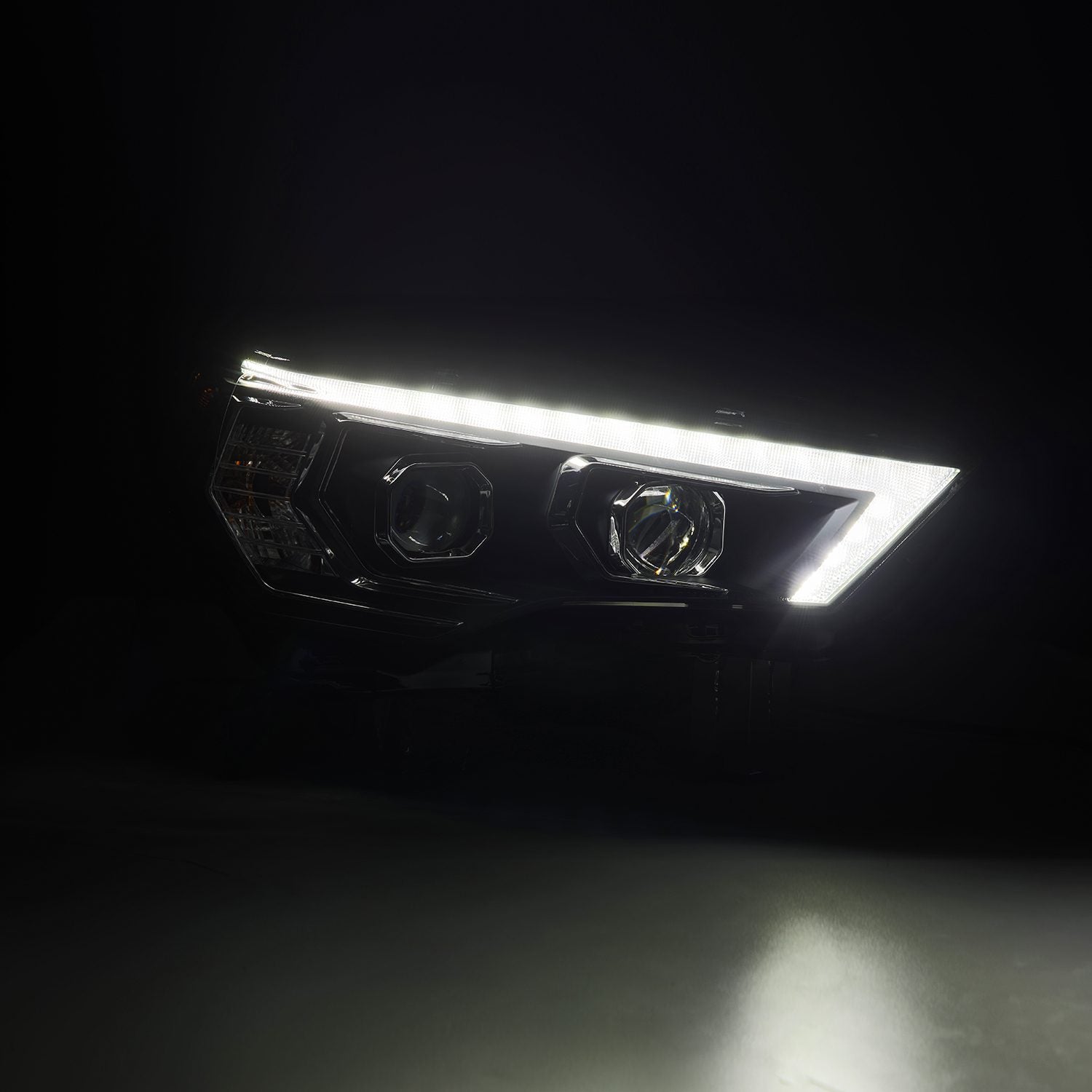 14-20 Toyota 4Runner PRO-Series Halogen Projector Headlights Black - Apollo Off-Road