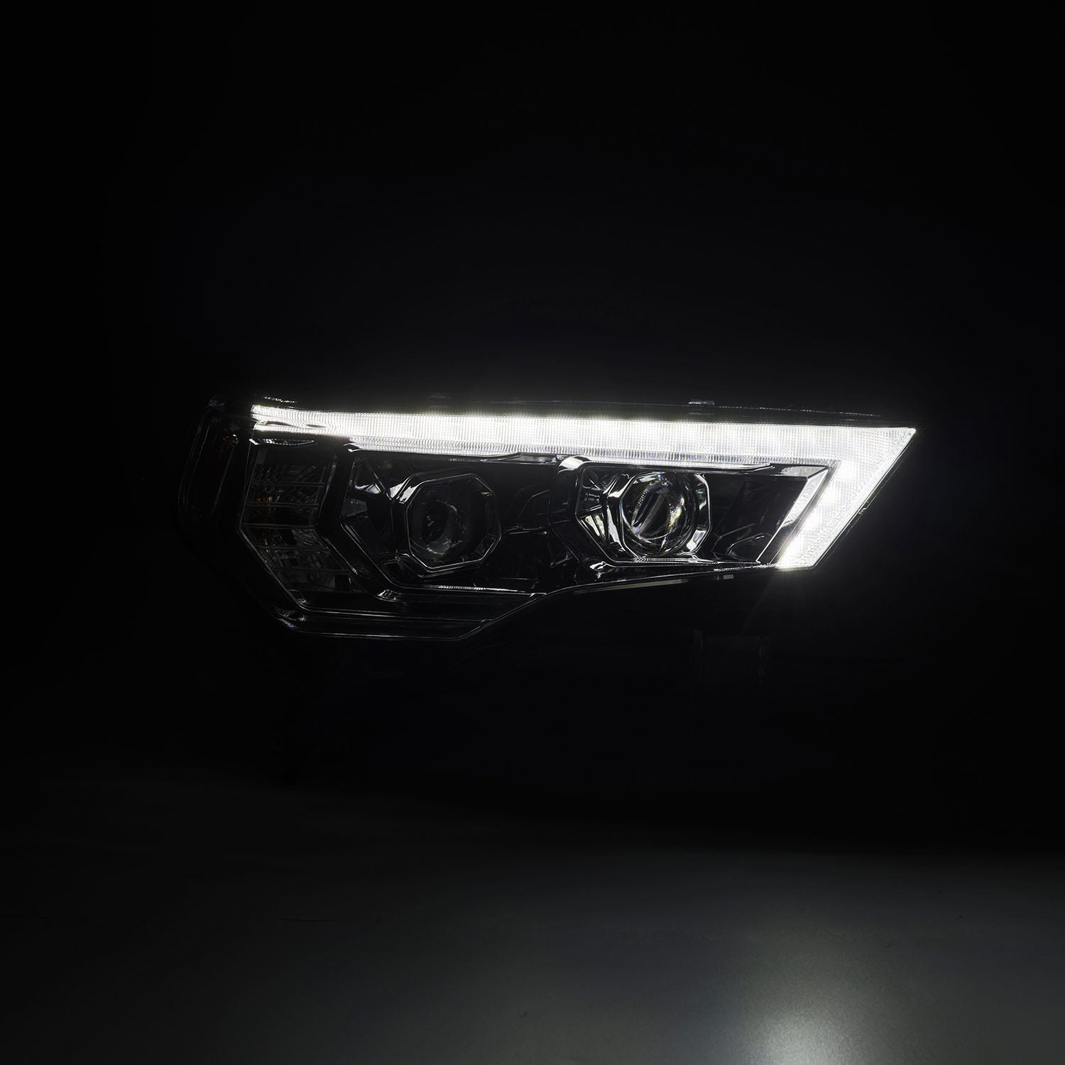 14-20 Toyota 4Runner PRO-Series Halogen Projector Headlights Chrome - Apollo Off-Road