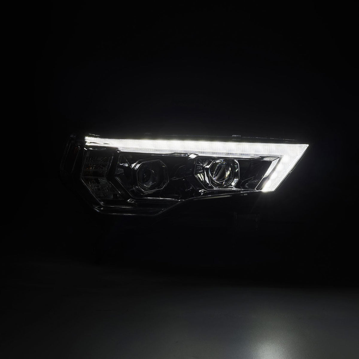 14-20 Toyota 4Runner PRO-Series Halogen Projector Headlights Chrome - Apollo Off-Road