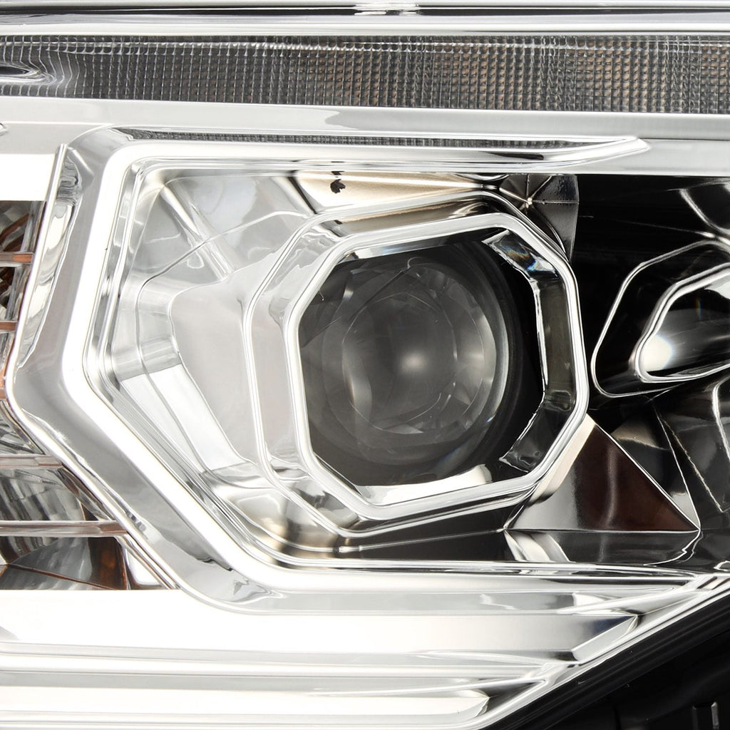 14-20 Toyota 4Runner PRO-Series Halogen Projector Headlights Chrome - Apollo Off-Road