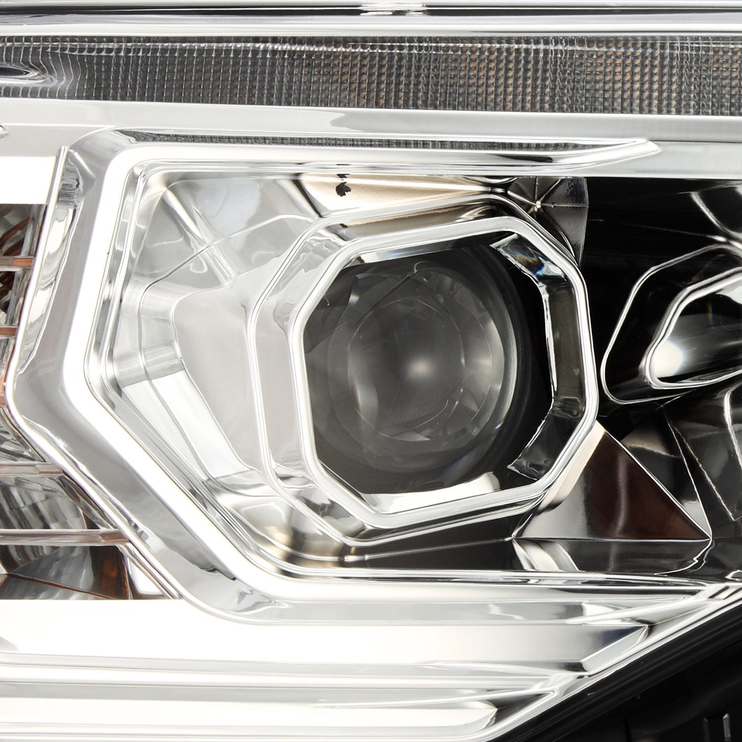 14-20 Toyota 4Runner PRO-Series Halogen Projector Headlights Chrome - Apollo Off-Road