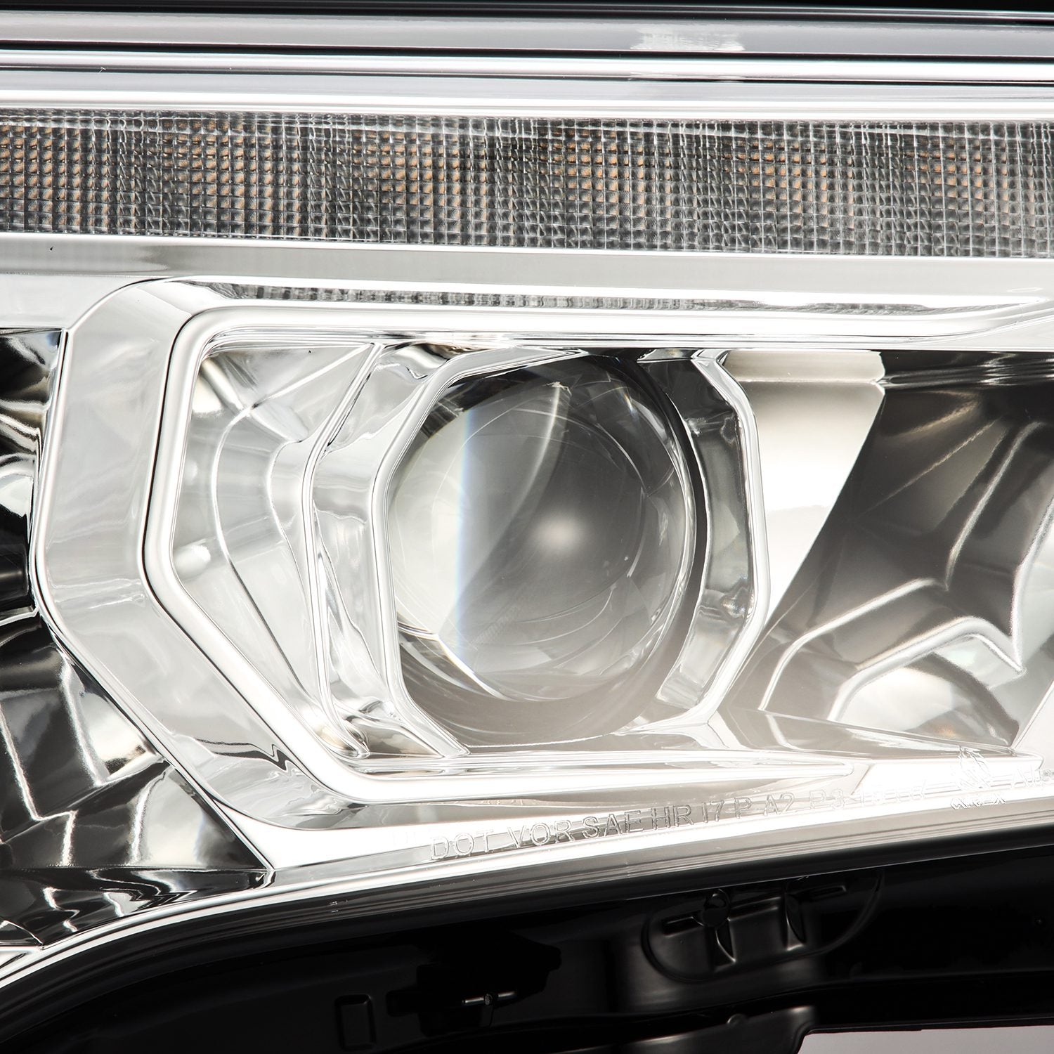14-20 Toyota 4Runner PRO-Series Halogen Projector Headlights Chrome - Apollo Off-Road