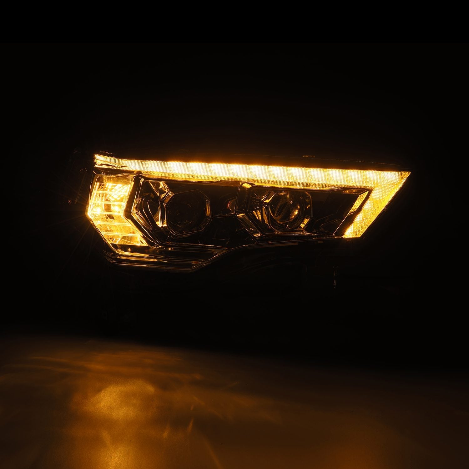 14-20 Toyota 4Runner PRO-Series Halogen Projector Headlights Chrome - Apollo Off-Road