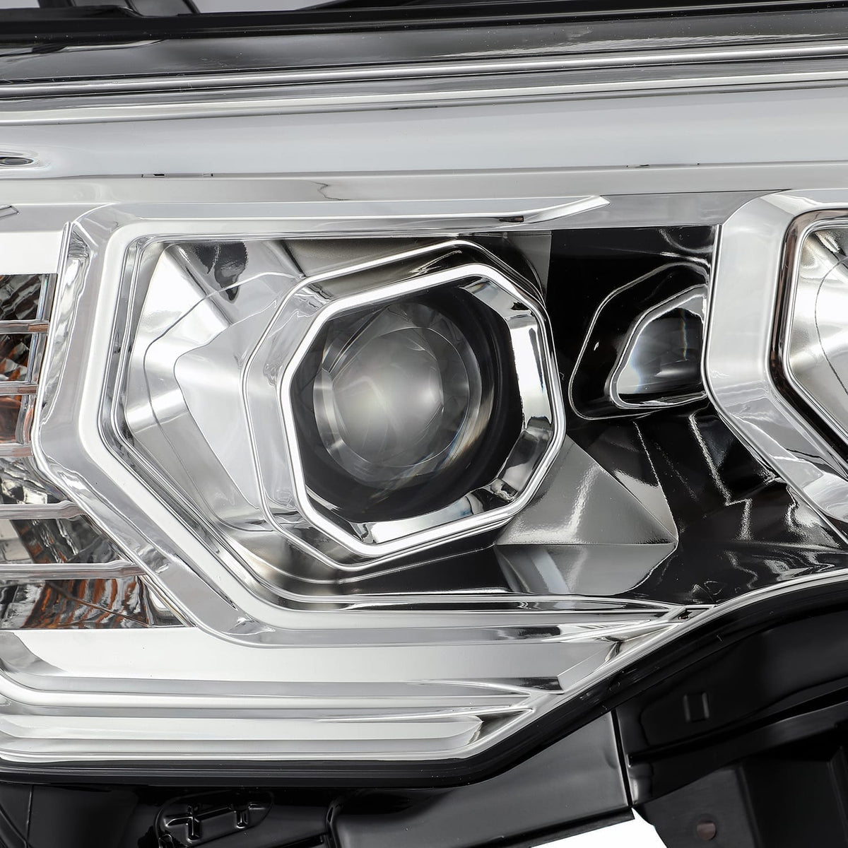 14-20 Toyota 4Runner PRO-Series Halogen Projector Headlights Chrome - Apollo Off-Road