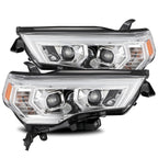 14-20 Toyota 4Runner PRO-Series Halogen Projector Headlights Chrome - Apollo Off-Road