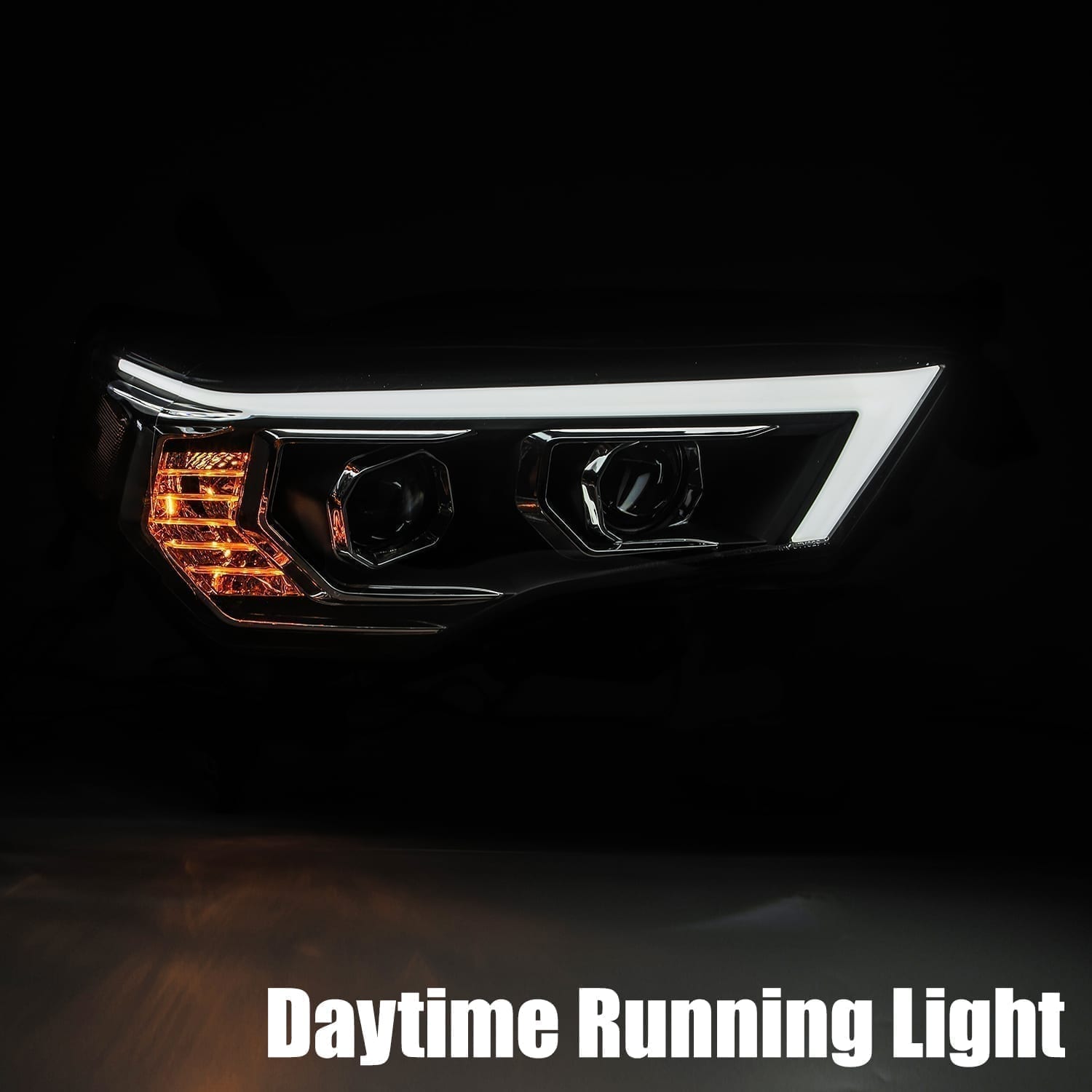 14-20 Toyota 4Runner PRO-Series Halogen Projector Headlights Chrome - Apollo Off-Road