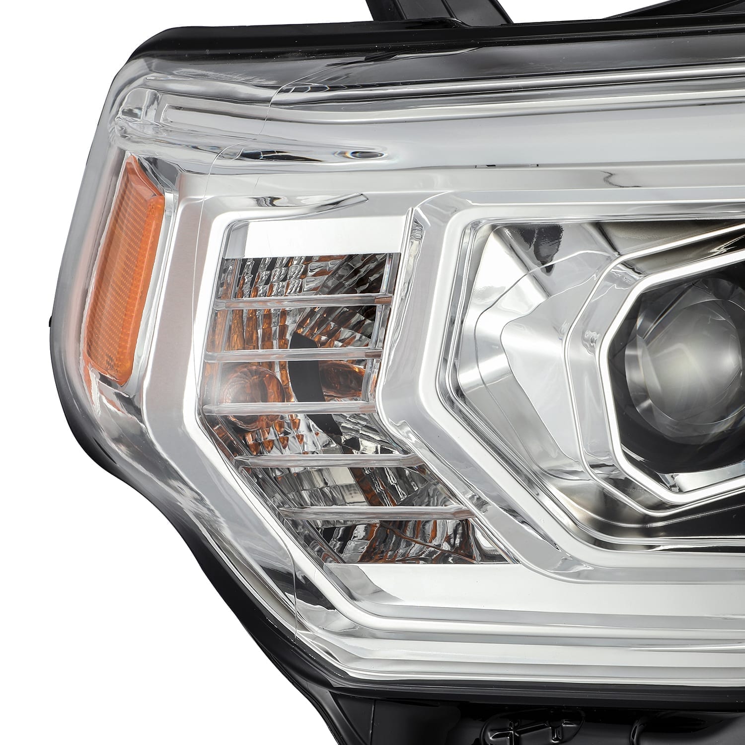 14-20 Toyota 4Runner PRO-Series Halogen Projector Headlights Chrome - Apollo Off-Road