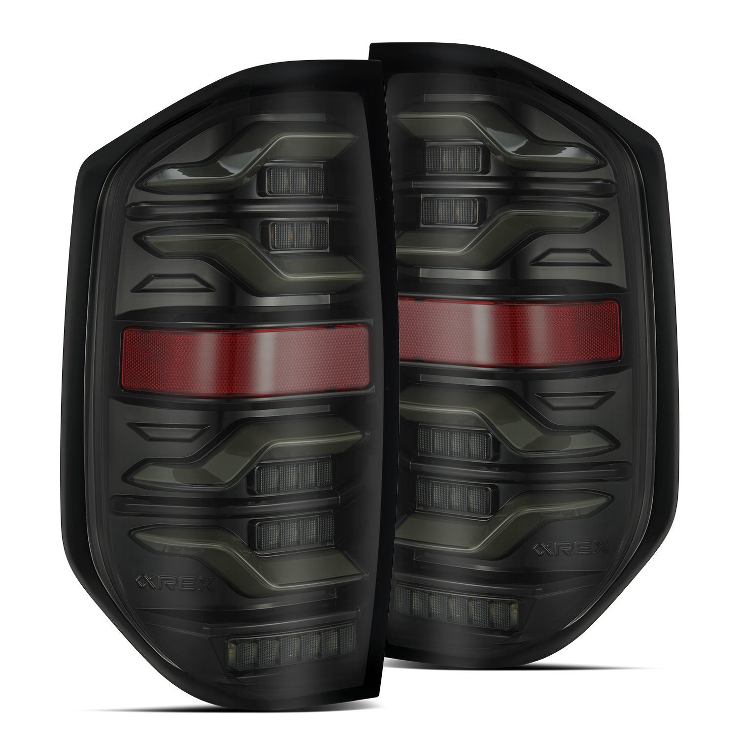 14-21 Toyota Tundra LUXX-Series LED Taillights Alpha-Black - Apollo Off-Road