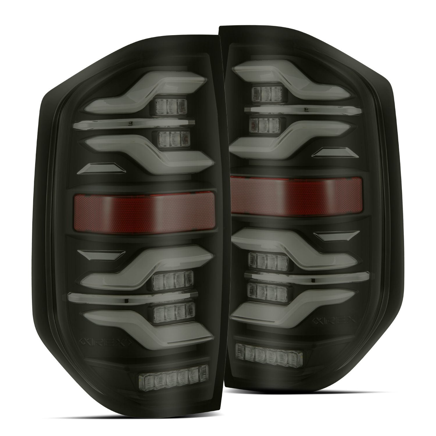 14-21 Toyota Tundra LUXX-Series LED Taillights Black - Apollo Off-Road