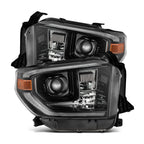 14-21 Toyota Tundra LUXX-Series Projector Headlights Alpha-Black - Apollo Off-Road