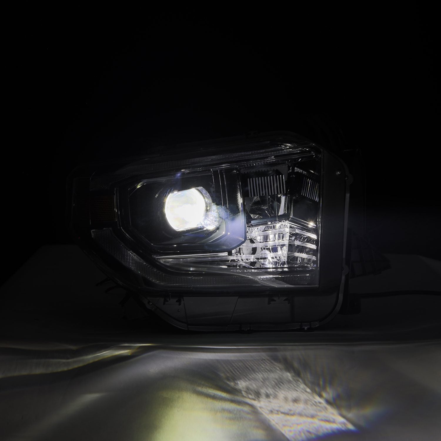 14-21 Toyota Tundra LUXX-Series Projector Headlights Alpha-Black - Apollo Off-Road