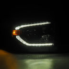 14-21 Toyota Tundra LUXX-Series Projector Headlights Alpha-Black - Apollo Off-Road