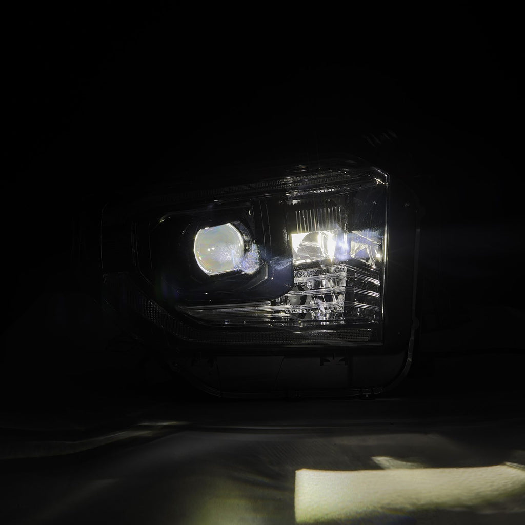 14-21 Toyota Tundra LUXX-Series Projector Headlights Alpha-Black - Apollo Off-Road