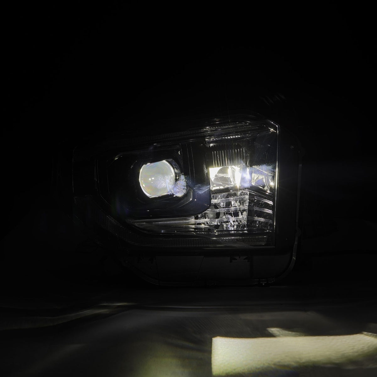 14-21 Toyota Tundra LUXX-Series Projector Headlights Alpha-Black - Apollo Off-Road