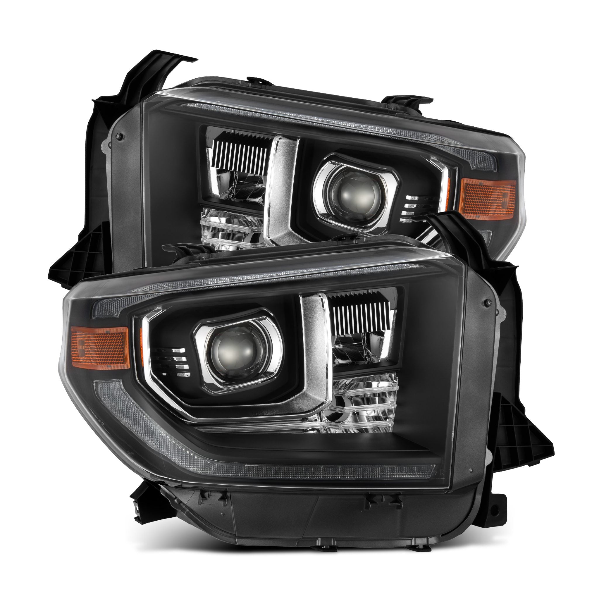 14-21 Toyota Tundra LUXX-Series Projector Headlights Black - Apollo Off-Road