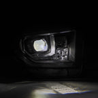 14-21 Toyota Tundra LUXX-Series Projector Headlights Black - Apollo Off-Road
