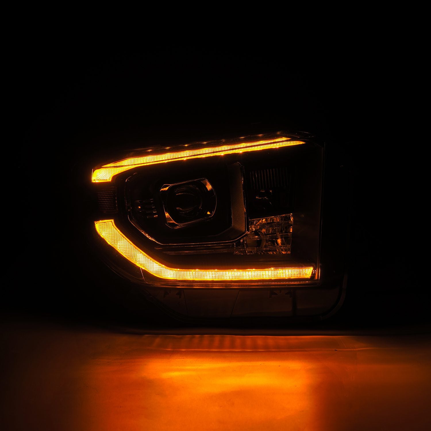 14-21 Toyota Tundra LUXX-Series Projector Headlights Black - Apollo Off-Road