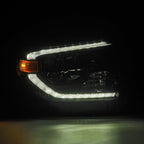 14-21 Toyota Tundra MK II LUXX-Series LED Crystal Headlights Alpha-Black - Apollo Off-Road