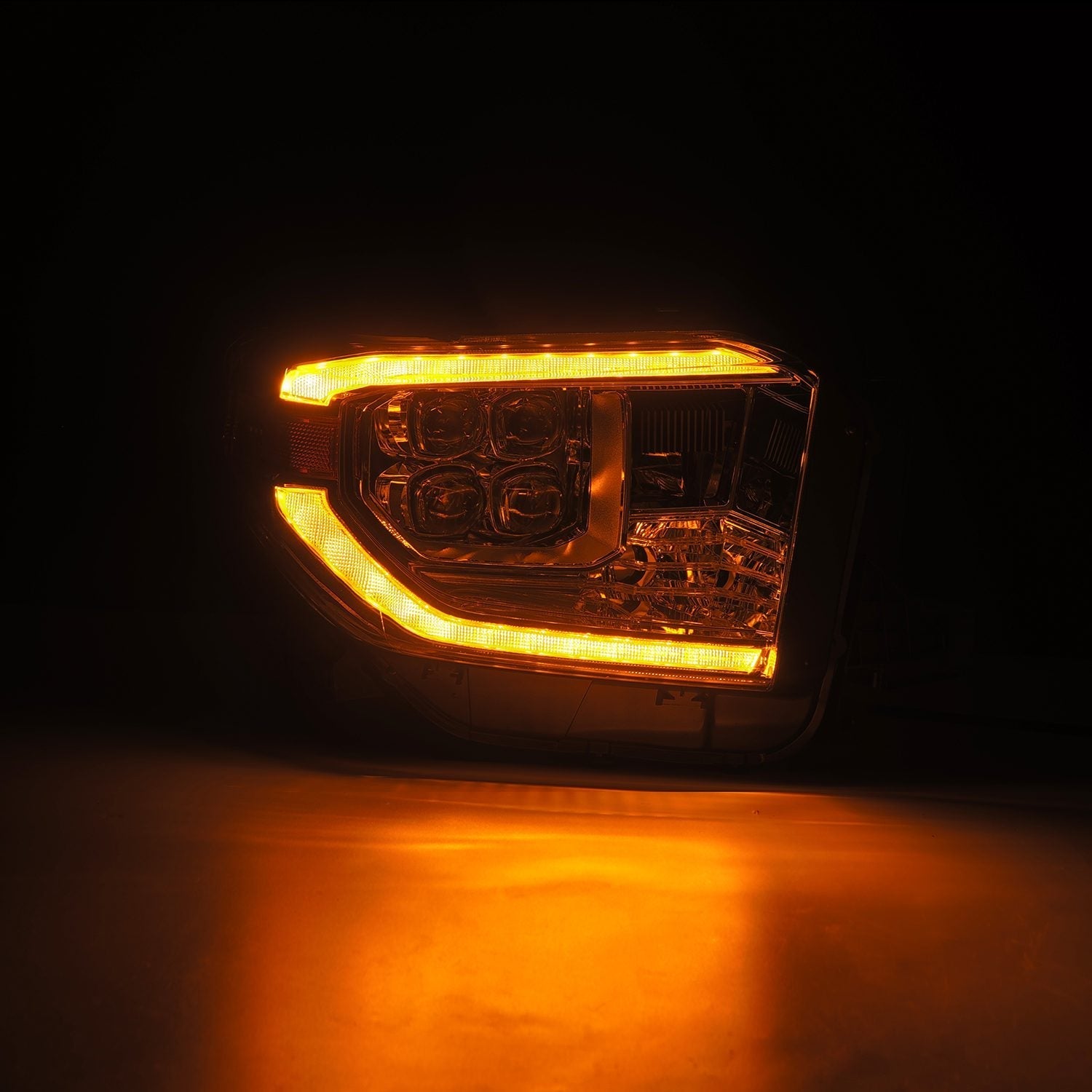 14-21 Toyota Tundra NOVA-Series LED Projector Headlights Chrome - Apollo Off-Road