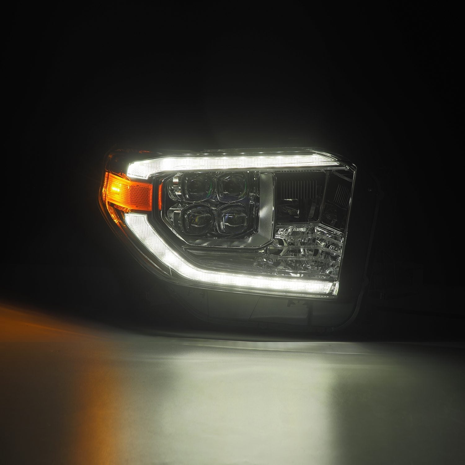 14-21 Toyota Tundra NOVA-Series LED Projector Headlights Chrome - Apollo Off-Road