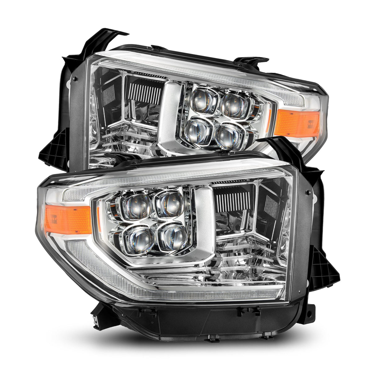 14-21 Toyota Tundra NOVA-Series LED Projector Headlights Chrome - Apollo Off-Road