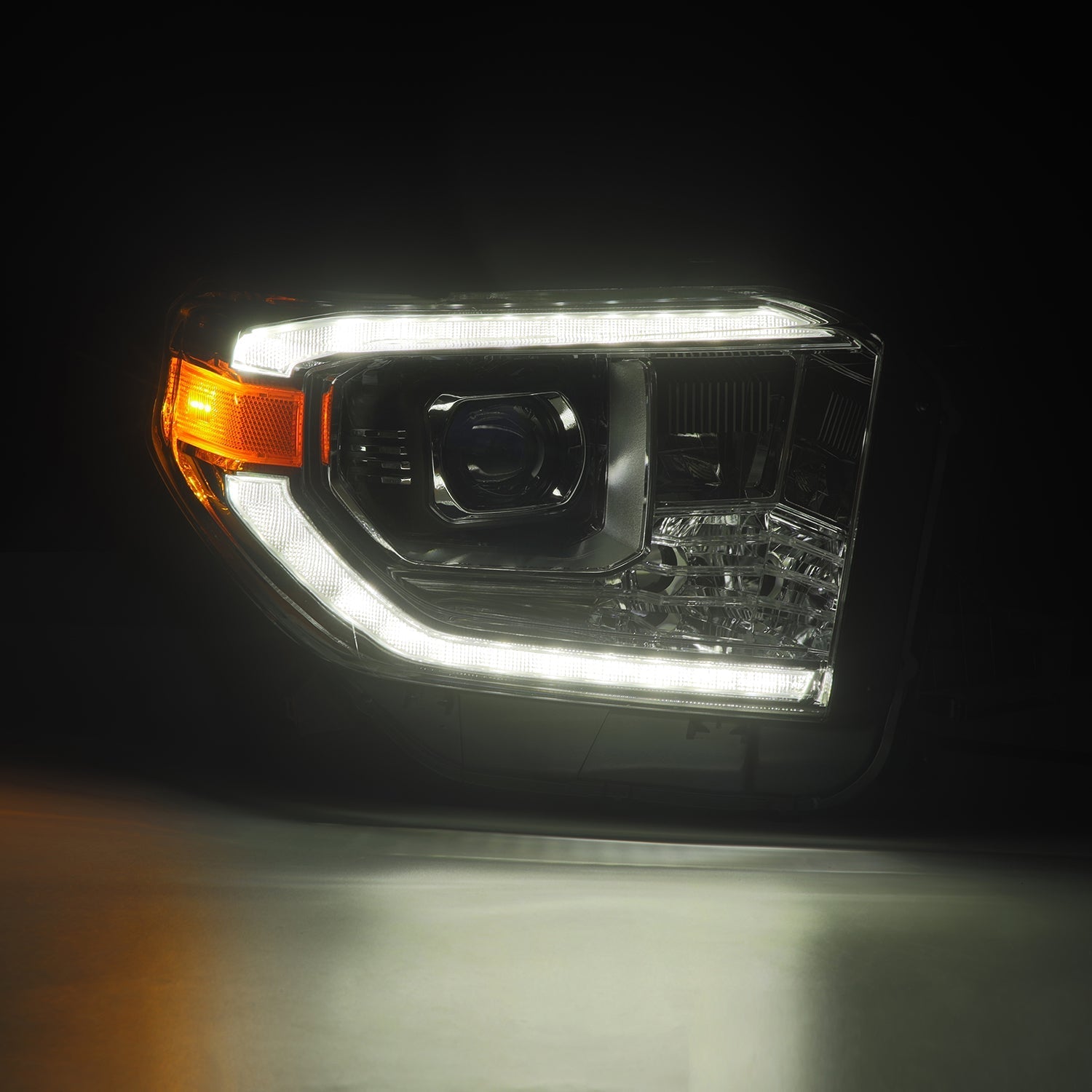 14-21 Toyota Tundra PRO-Series Halogen Projector Headlights Chrome - Apollo Off-Road