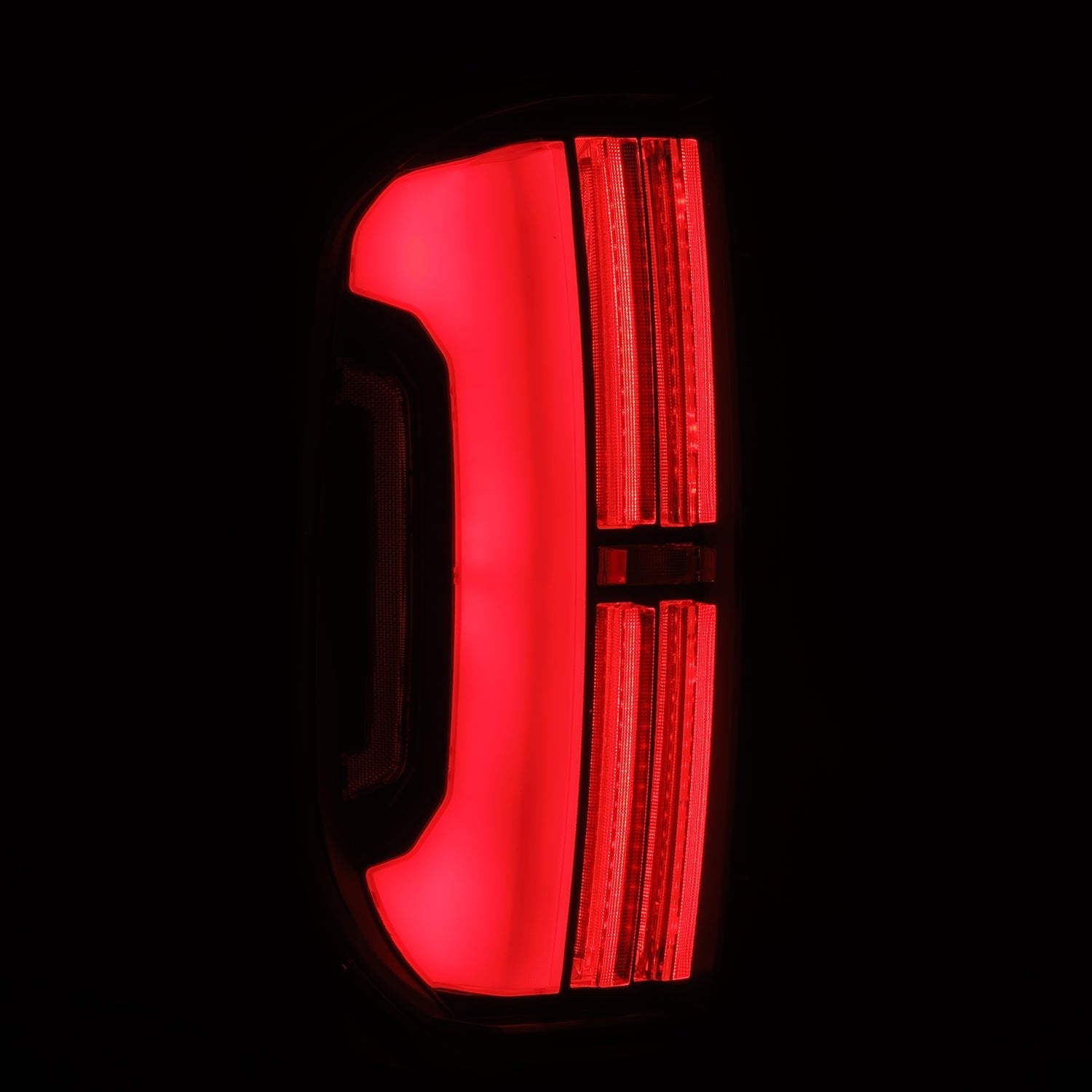 14-21 Toyota Tundra NOVA-Series Prismatic LED Tail Lights Black-Red - Apollo Off-Road