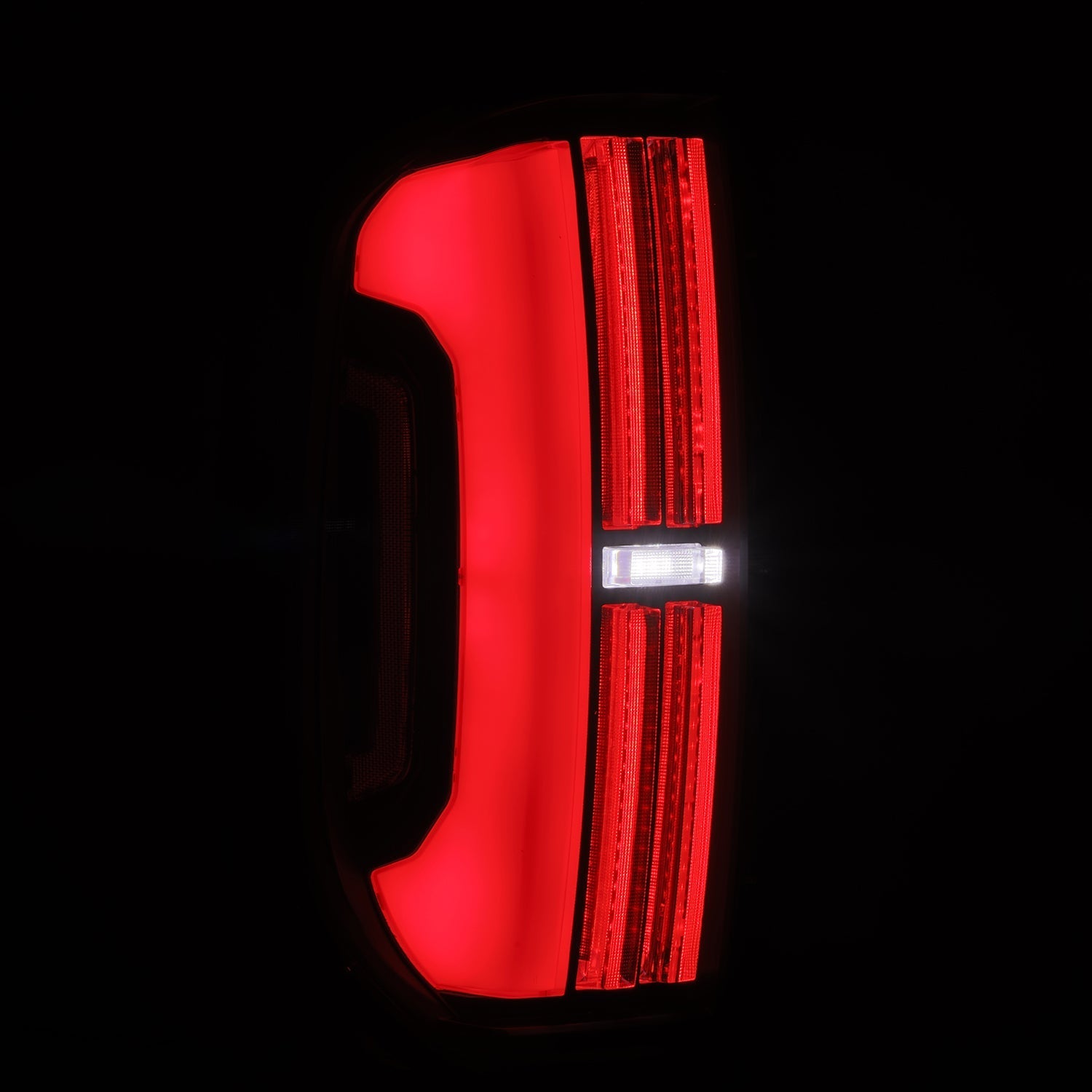 14-21 Toyota Tundra NOVA-Series Prismatic LED Tail Lights Black-Red - Apollo Off-Road