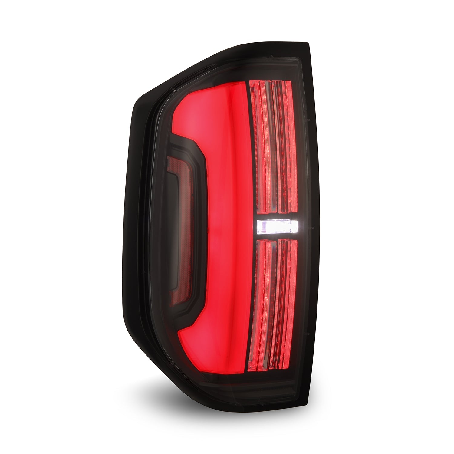 14-21 Toyota Tundra NOVA-Series Prismatic LED Tail Lights Black-Red - Apollo Off-Road