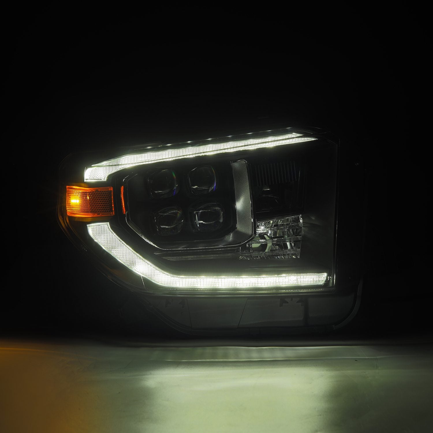14-21 Toyota Tundra NOVA-Series Projector Headlights Alpha-Black - Apollo Off-Road