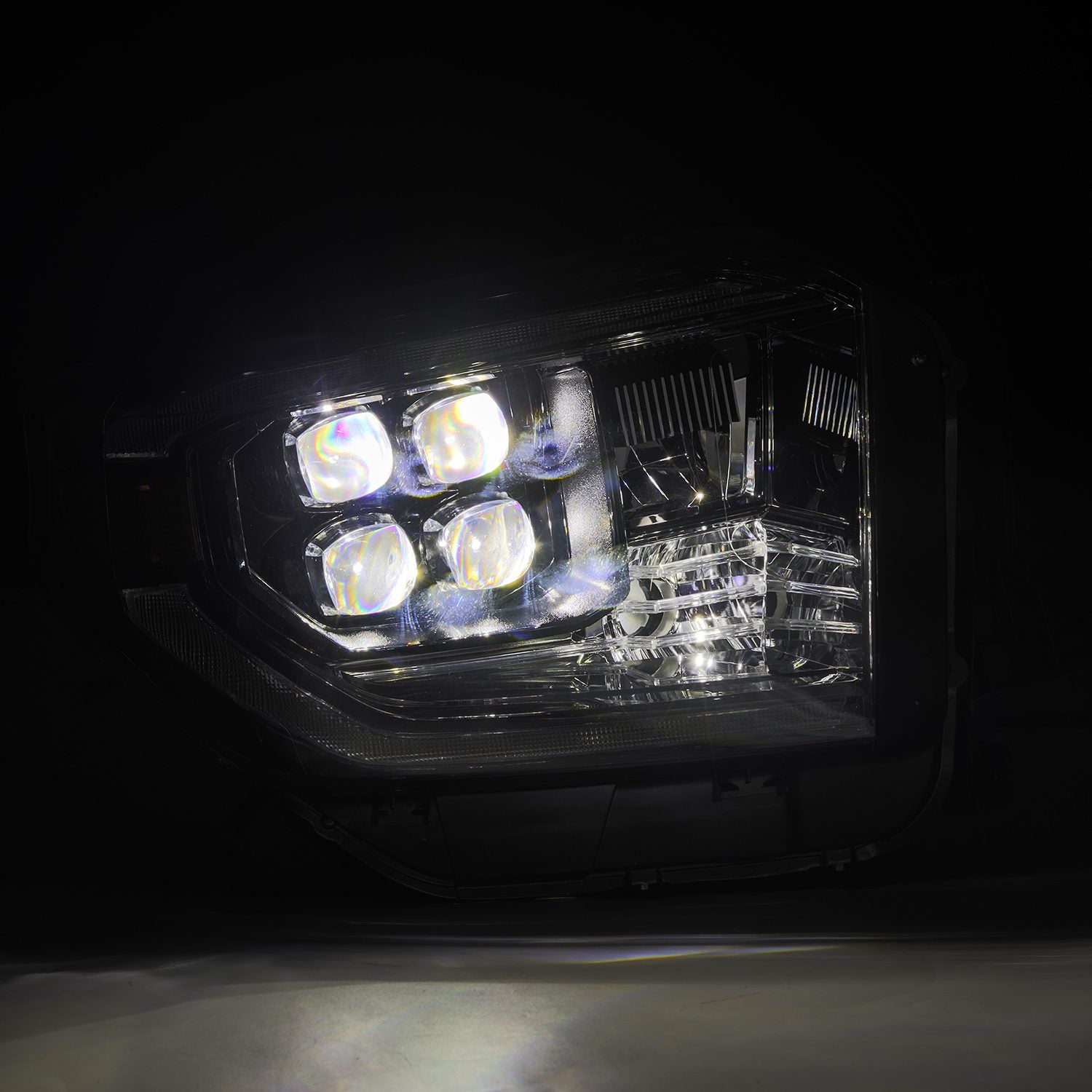14-21 Toyota Tundra NOVA-Series Projector Headlights Alpha-Black - Apollo Off-Road