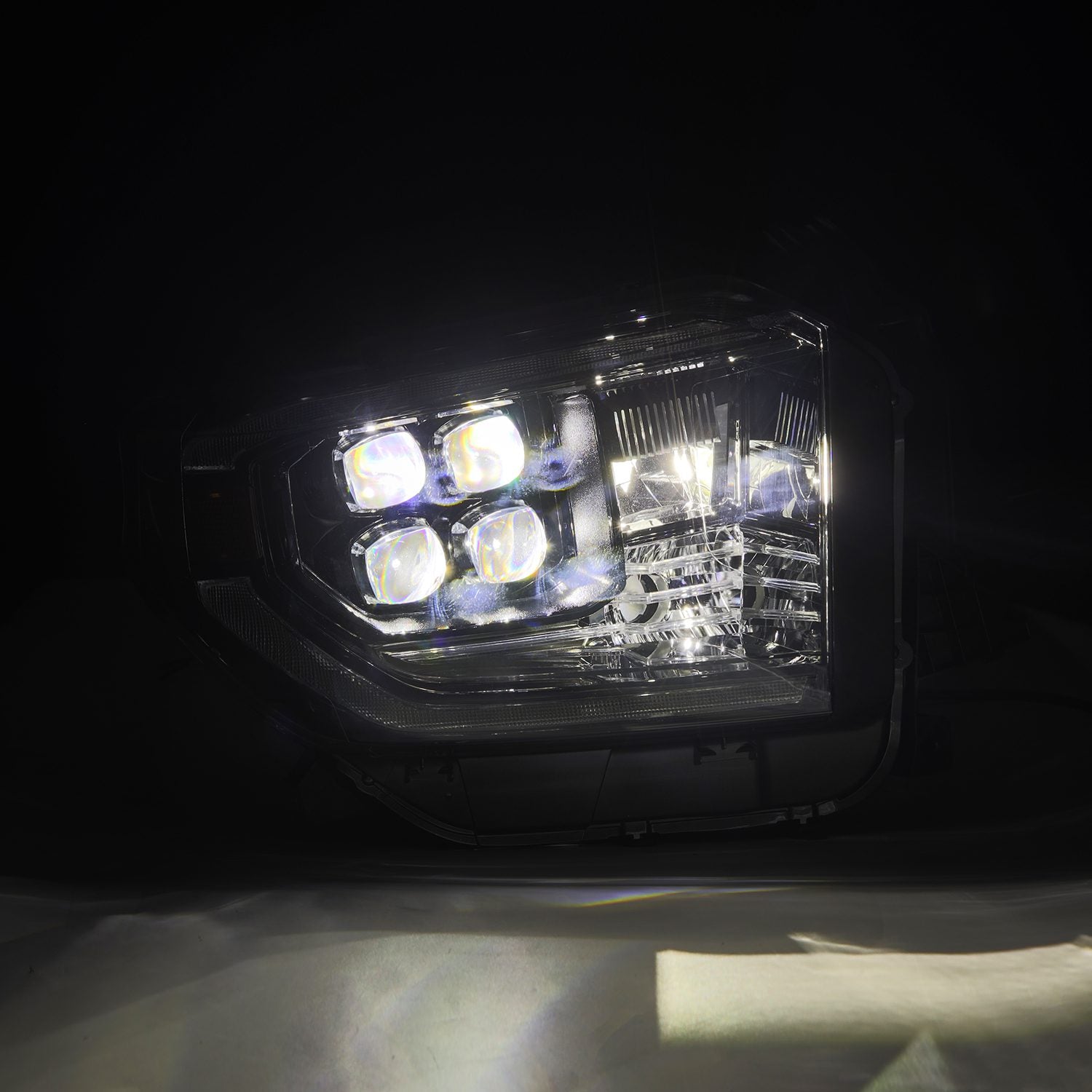 14-21 Toyota Tundra NOVA-Series Projector Headlights Alpha-Black - Apollo Off-Road