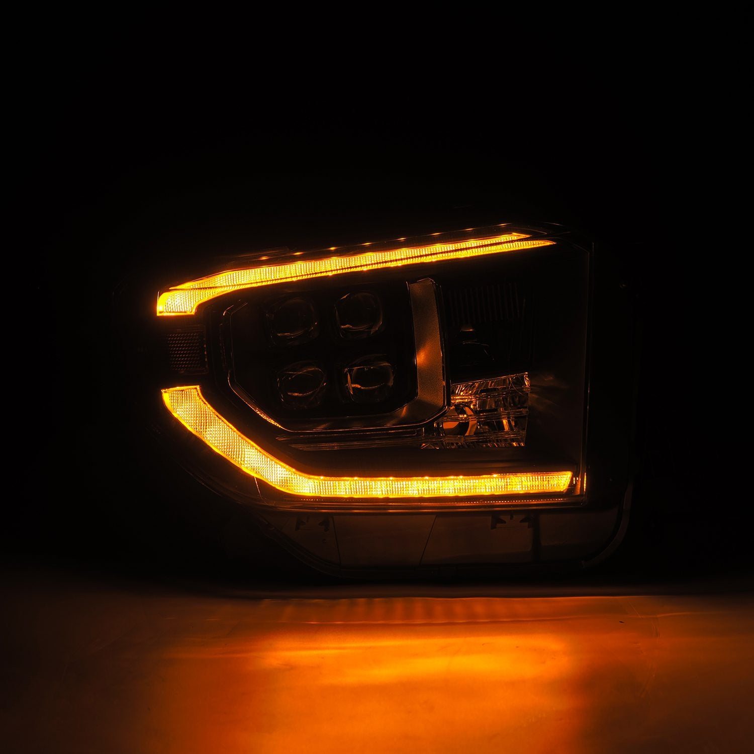 14-21 Toyota Tundra NOVA-Series Projector Headlights Black - Apollo Off-Road