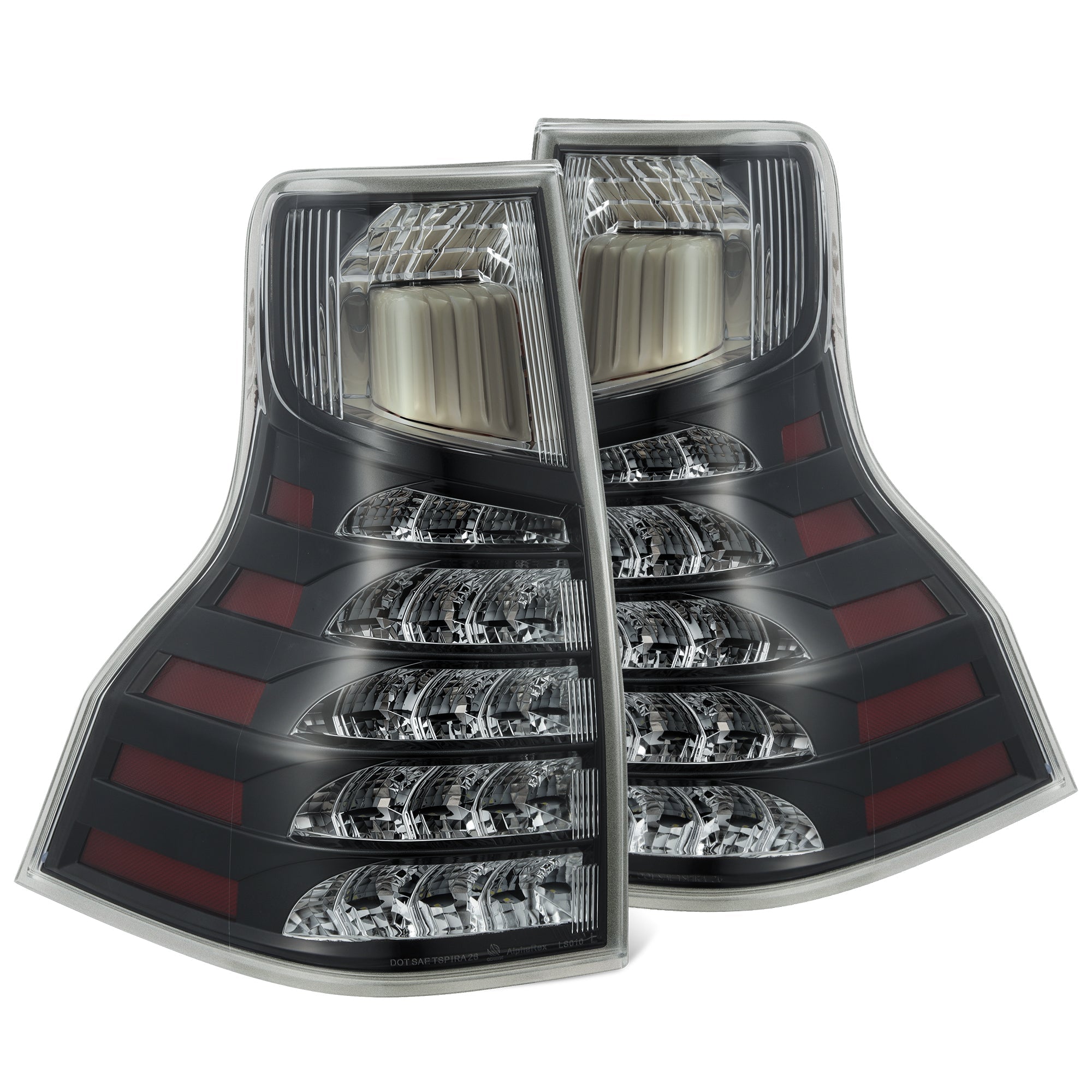 14-23 Lexus GX460 PRO-Series LED Tail Lights Alpha-Black - Apollo Off-Road