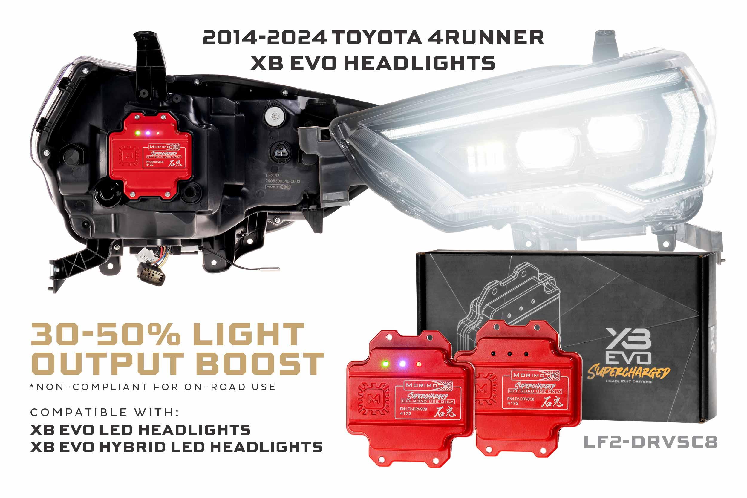 14-24 Toyota 4Runner Supercharged Drivers: LF2-531 or LF2-531Y (Set) - Apollo Off-Road